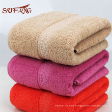 Uso en el hogar colorido jacquard satén engranaje turco baño de algodón conjunto de toallas